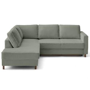 Canapé d'angle gauche convertible 5 places en fausse fourru…
