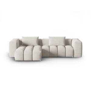 Canapé d'angle gauche modulable 3 places en tissu structure…