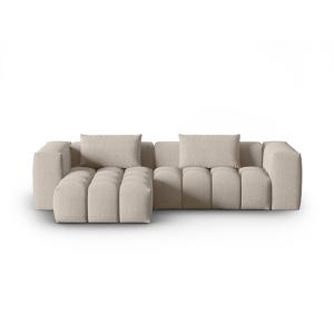 Canapé d'angle gauche modulable 3 places en tissu structure…