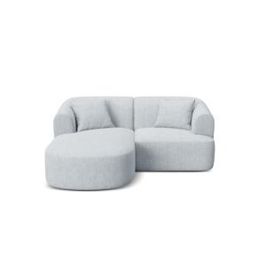 Canapé d'angle gauche modulable 3 places tissu structurel g…