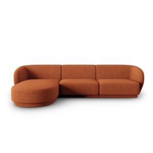 Canapé d'angle gauche modulable 4 places en chenille Terrac…