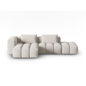 Canapé d'angle gauche modulable 4 places en tissu structure…