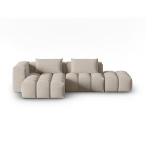 Canapé d'angle gauche modulable 4 places en tissu structure…