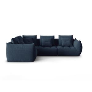 Canapé d'angle gauche modulaire 3 places tissu structurel b…