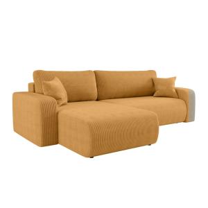 Canapé d'angle max réversible et convertible velours côtelé…