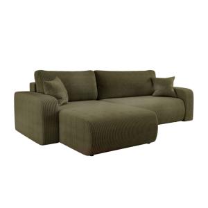 Canapé d'angle max réversible et convertible, velours côtel…
