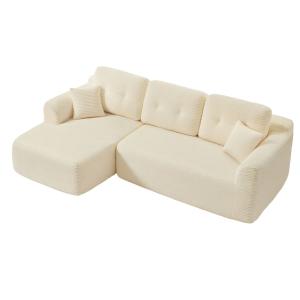 Canapé d’angle modulable 3 places sans montage méridienne g…