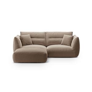 Canapé d'angle modulaire 3 places tissu structurel couleur…