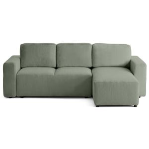 Canapé d'angle réversible convertible 4 places en fausse fo…