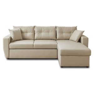 Canapé d'angle réversible convertible 4 places en simili be…