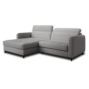 Canapé d'angle réversible convertible 4 places en tissu bou…