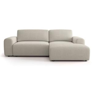 Canapé d'angle réversible convertible 5 places en tissu che…