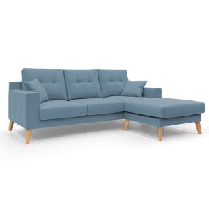 Canapé d'angle reversible en tissu imperméable T02 237 cm b…