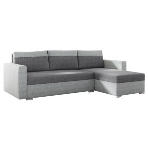 Canapé d'angle réversible et convertible 3 places gris clai…
