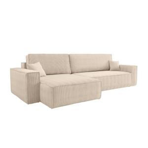 Canapé d'angle XL réversible et convertible en velours côte…