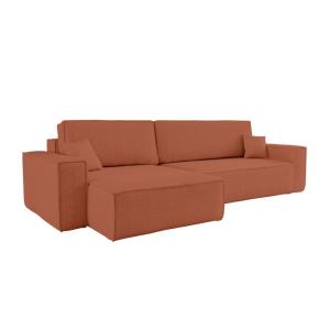Canapé d'angle XL réversible et convertible tissu bouclette…
