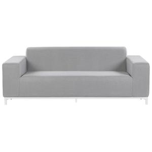 Canapé de jardin Polyester Gris clair