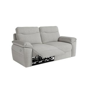 Canapé de relaxation électrique 3 places tissu texturé 3D -…