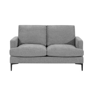 Canapé droit 2 places en tissu