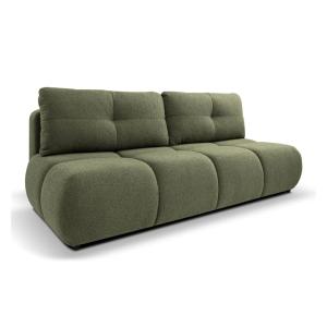 Canapé droit convertible 2 places - Vert