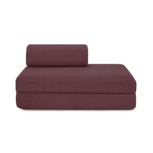 Canapé droit convertible et modulable 2 places en tissu lis…
