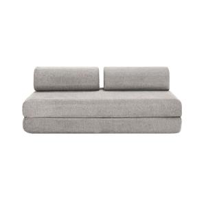 Canapé droit convertible et modulable 3 places en tissu lis…