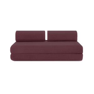 Canapé droit convertible et modulable 3 places en tissu lis…