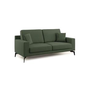 Canapé en microfibre 146 cm vert
