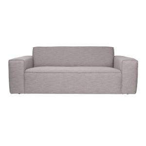 Canapé en tissu gris clair 2 à 3 places