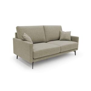 Canapé en tissu imperméable 140 cm brun