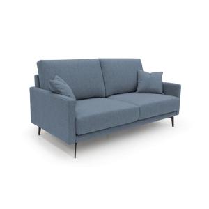 Canapé en tissu imperméable 160 cm bleu