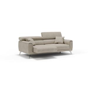 Canapé en tissu imperméable 169 cm crème