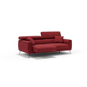 Canapé en tissu imperméable 169 cm rouge