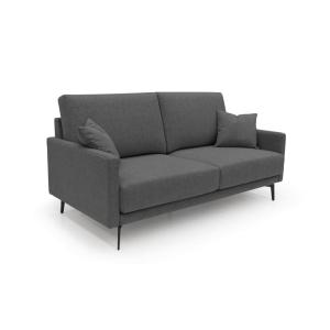 Canapé en tissu imperméable 180 cm anthracite