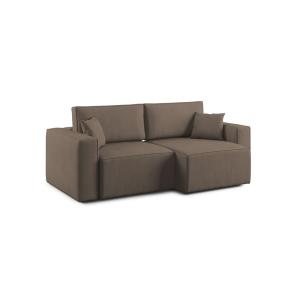 Canapé en tissu imperméable 180 cm marrone