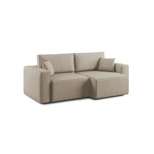 Canapé en tissu imperméable 215 cm beige
