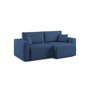 Canapé en tissu imperméable 215 cm bleu