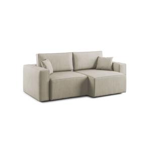 Canapé en tissu imperméable 215 cm crème