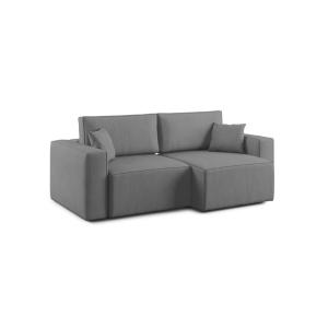 Canapé en tissu imperméable 215 cm gris