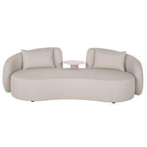 Canapé haricot 3 places professionnel gris perlé et table d…