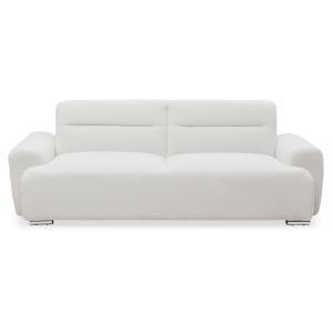 Canapé-lit clic-clac 3 places confort lucille tissu bouclet…