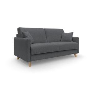 Canapé lit convertible en tissu imperméable 160 cm anthraci…