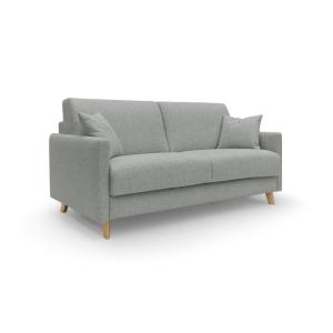 Canapé lit convertible en tissu imperméable 160 cm gris cla…