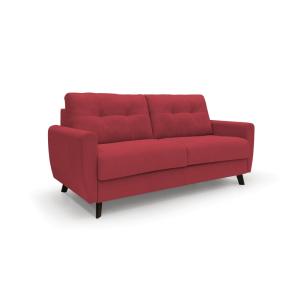 Canapé lit convertible en tissu imperméable 168 cm rouge
