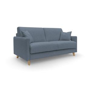 Canapé lit convertible en tissu imperméable 180 cm bleu