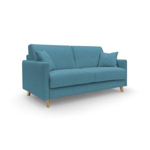Canapé lit convertible en tissu imperméable 180 cm bleu cie…