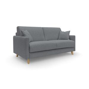 Canapé lit convertible en tissu imperméable 180 cm gris
