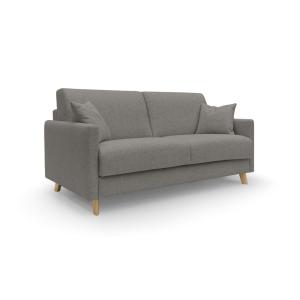 Canapé lit convertible en tissu imperméable 180 cm taupe