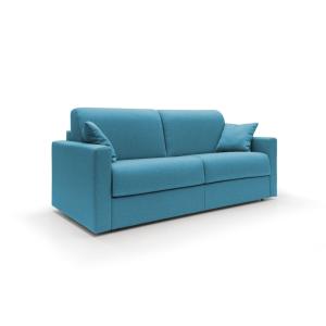 Canapé lit convertible en tissu imperméable 186 cm bleu cie…