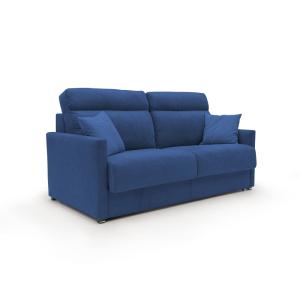 Canapé lit convertible en tissu imperméable 196 cm bleu